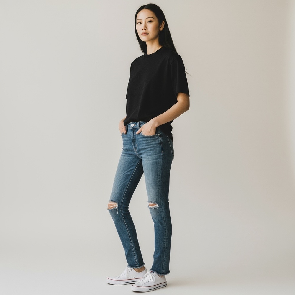 Frame High Skinny Jeans 25